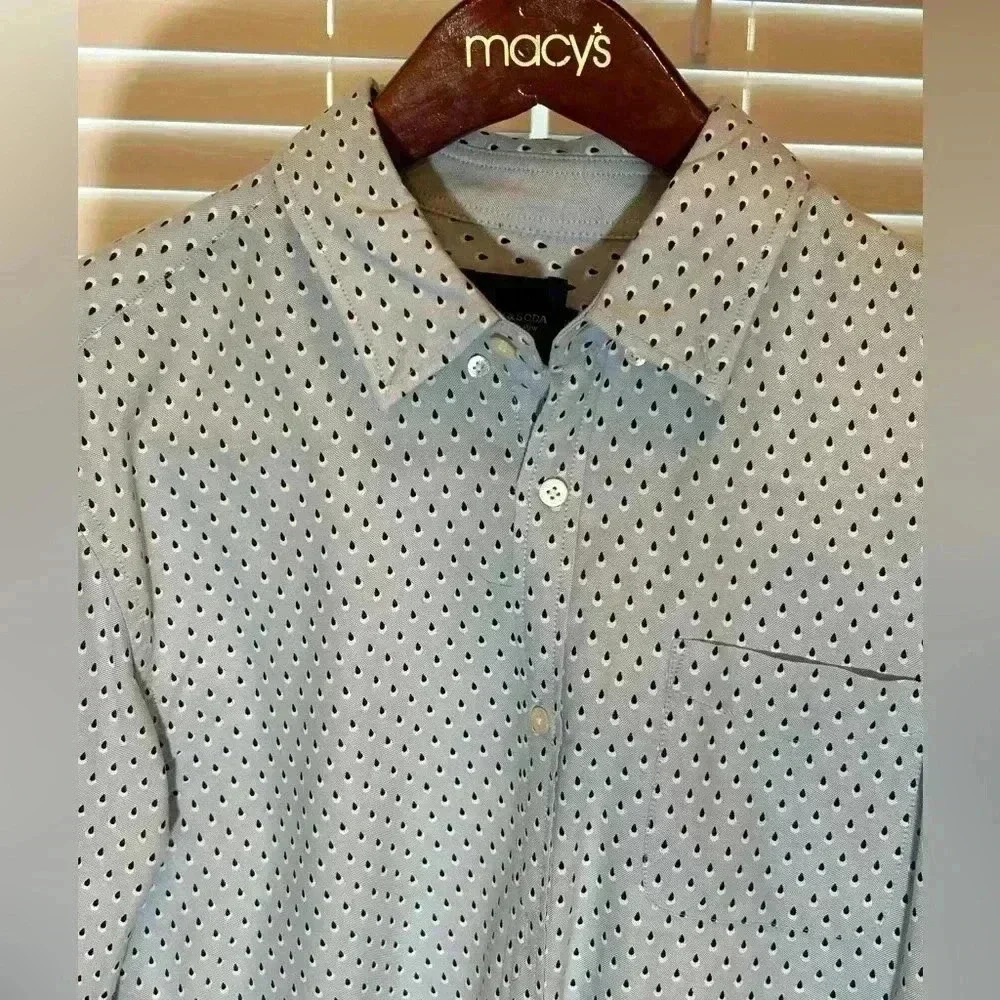 Scotch and Soda Slim Fit Casual Button Down